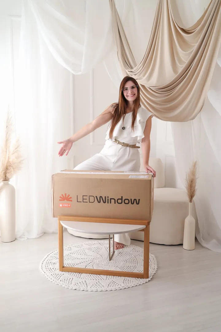 Photo with LEDWindow light · @lisnostranifotografiainfantil