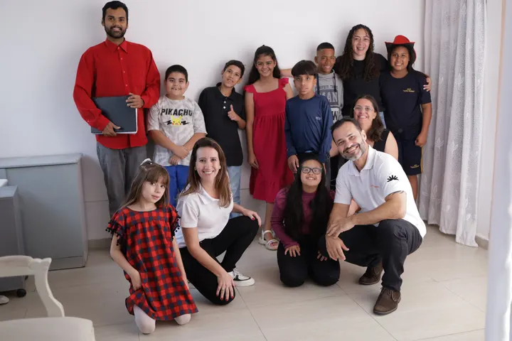 Foto com luz LEDWindow · @estudio_lumie