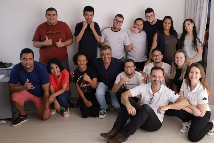 Foto com luz LEDWindow · @estudio_lumie