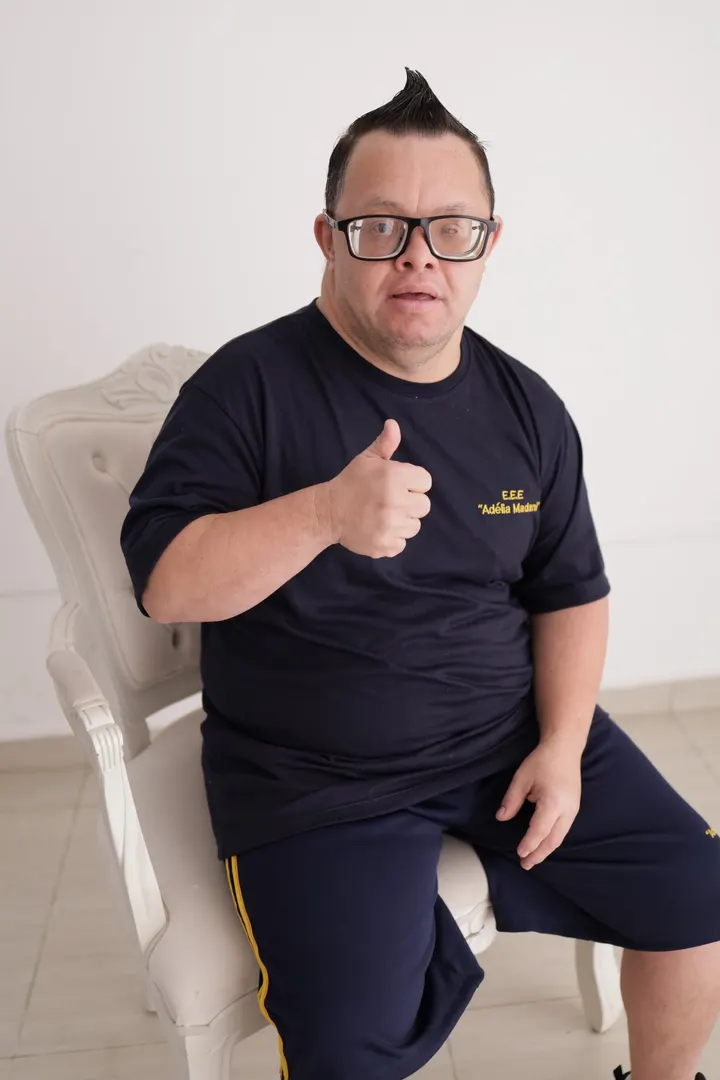Foto com luz LEDWindow · @estudio_lumie